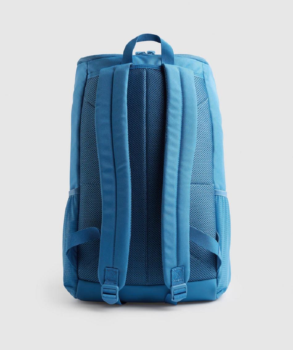 Gymshark Sharkhead Backpack Accessories Torbe Plave | HR 2128WNB